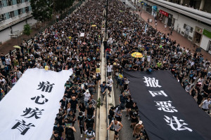 香港反送中抗議